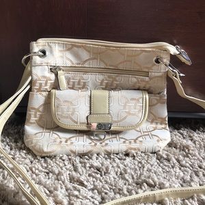 Treviso Cream and Gold handbag